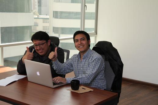 Developers at work in SB Quito office