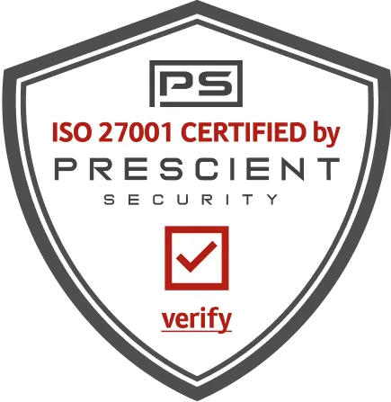 ISO 27001 Certification Badge