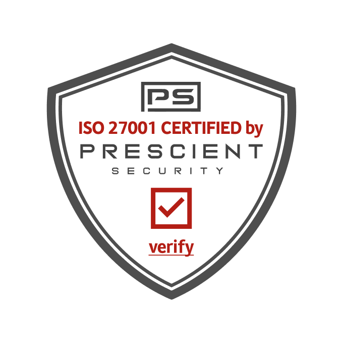 ISO 27001 Certification Badge